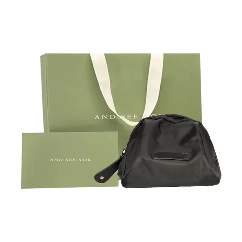 ANDSEEYOU Oxford Crossbody Bag Women's Black/Silver-1