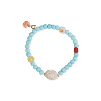 Xiangyan Turquoise Fine Jade Bracelets Unisex