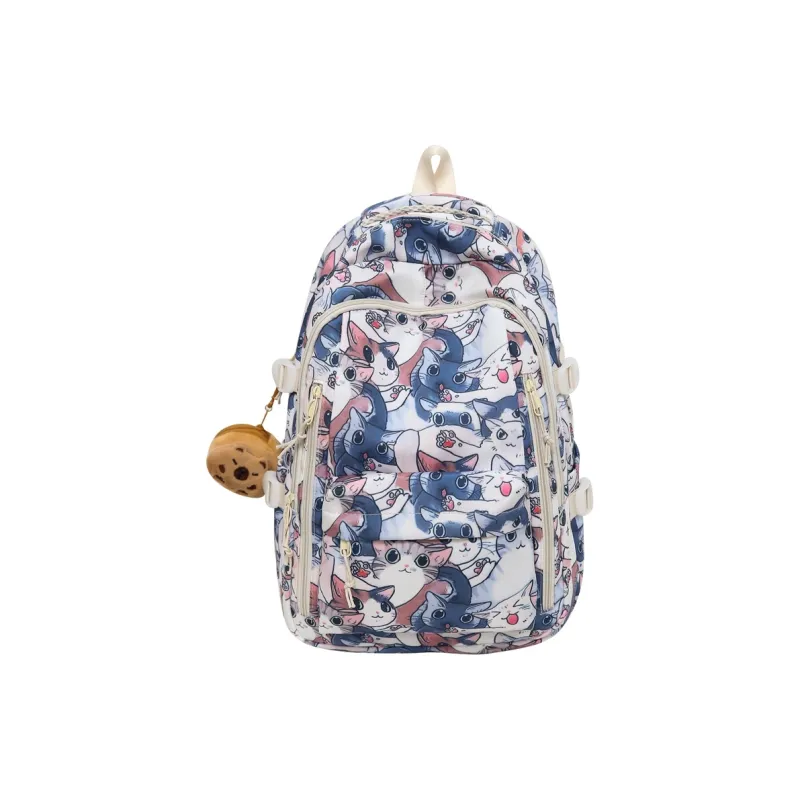Xuan Xi Nylon Backpack Regular Unisex White-1