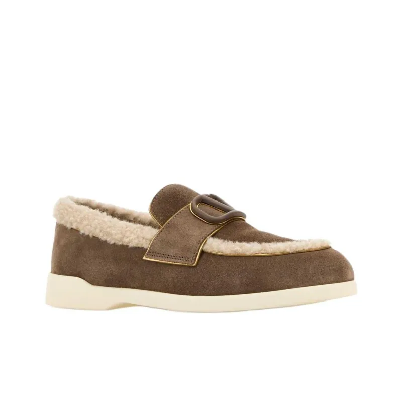 Valentino Leisure VLogo Plaque Slip-On Loafers Women's-2