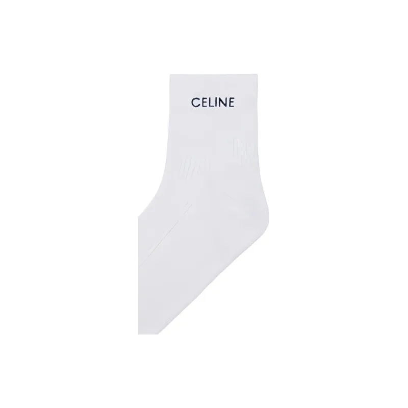 CELINE SS23 Ankle Socks Women's White-4