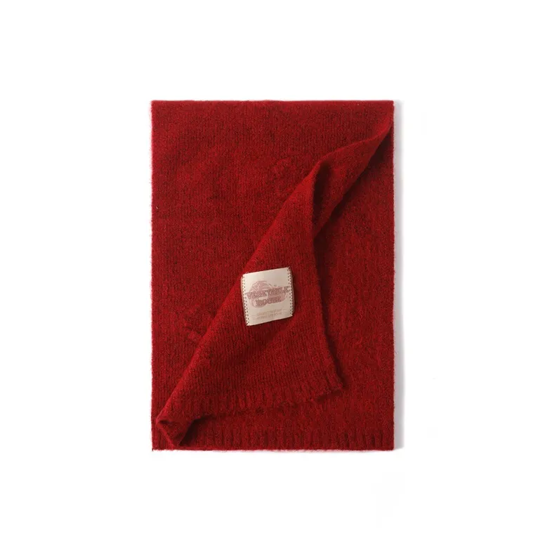 FREE RABBITⅡ Fall And Winter Solid Color Atmosphere Enhancing Warm Versatile Scarf Unisex-7