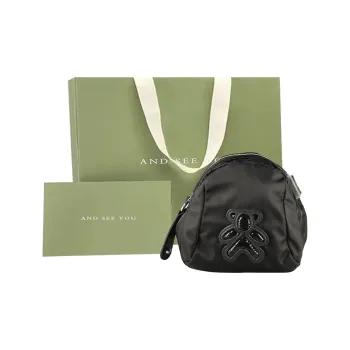 ANDSEEYOU Oxford Crossbody Bag Women's Black