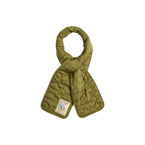 COACH Polyester Scarves Unisex Green