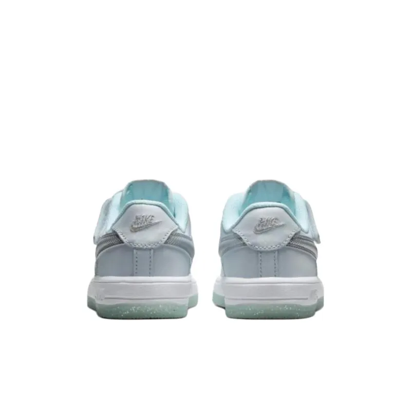 Nike Air Force 1 Abrasion Resistant Low Top Kids' Skateboarding Shoes Gray Children Aged 3 7 Years Old-4