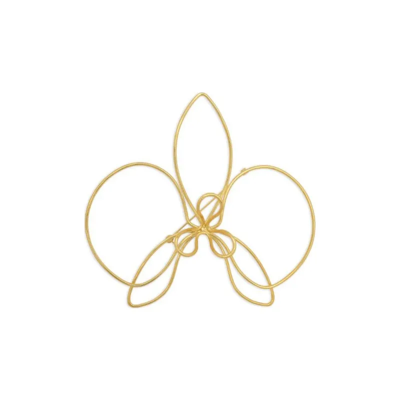 Oscar De La Renta Threaded Orchid Brooch-0