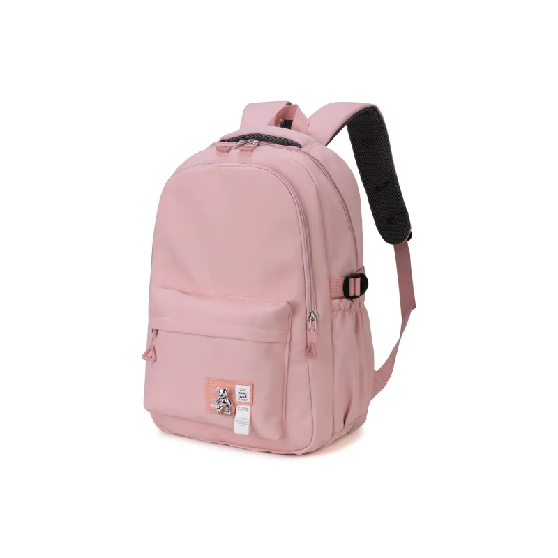 TAKI Nylon Backpack Regular Unisex White/Pink/Black/Khaki-7