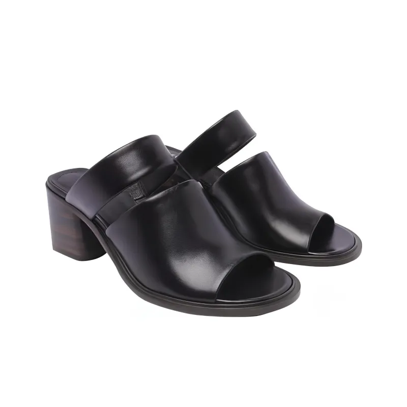 Lemaire 70mm Double Strap Leather Mule-2