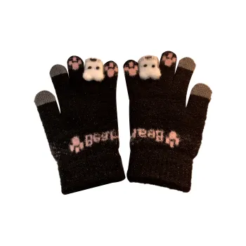 IOTS Fleece Thickened Cycling, Windproof, Casual And Versatile Cooling Gloves Women's