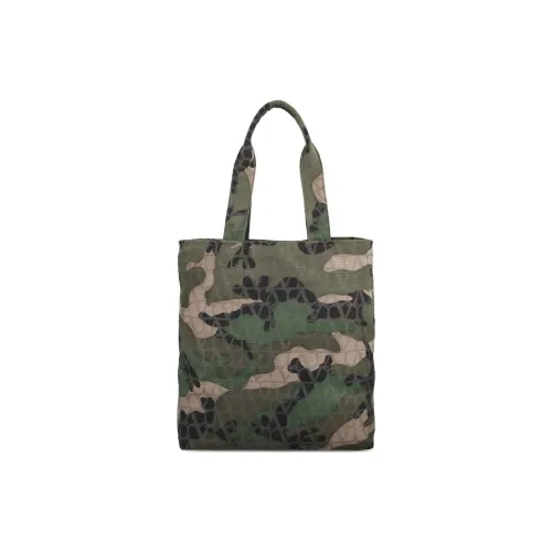 Valentino Camouflage Patterned Top Handle Bag