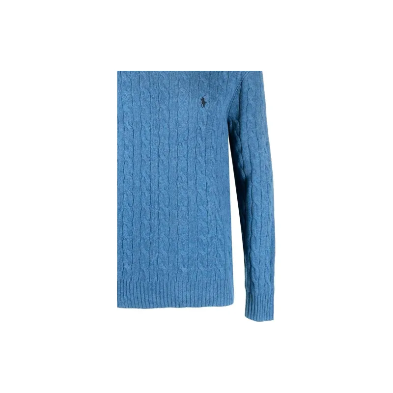 Polo Ralph Lauren Pony Embroidered Cable Knit Jumper-5