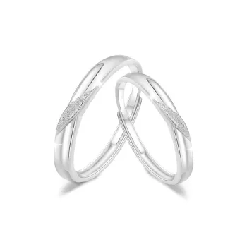 FORCHI Sterling Silver Rings Unisex Birthday And Anniversary Gift