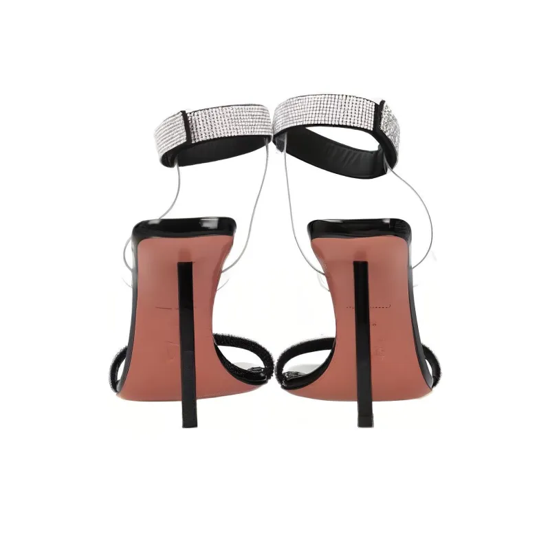 AMINA MUADDI Rih 95mm Crystal-embellished Sandals-4