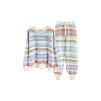 WANANNI Pajama Set Women's Ecru