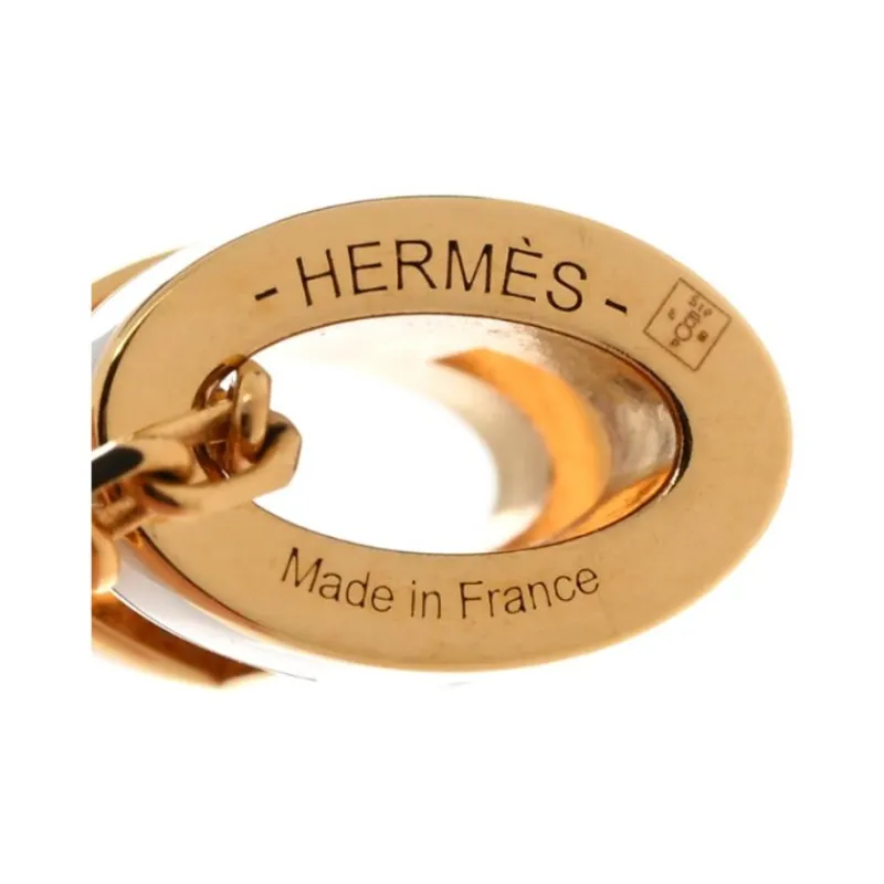 HERMES MINI H Metal Necklaces Women's-3