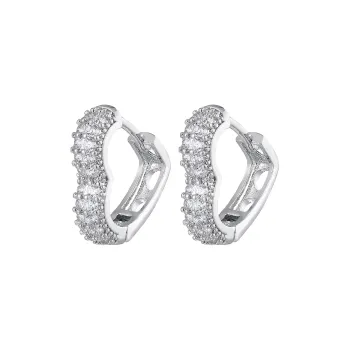 MISS XIA JWY S925 Silver Stud Earrings Women's
