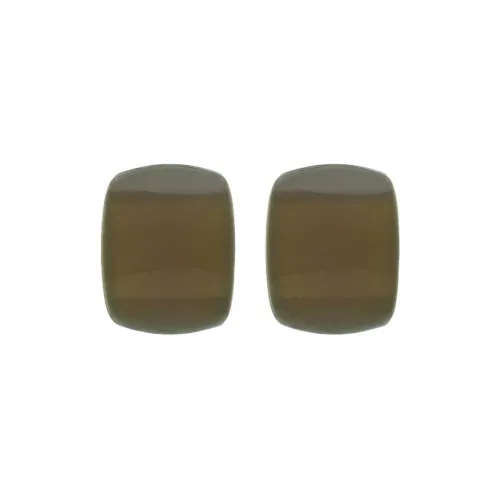 SAINT LAURENT Brass Clip-On Earrings Women's Gold