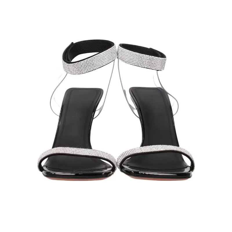 AMINA MUADDI Rih 95mm Crystal-embellished Sandals-3