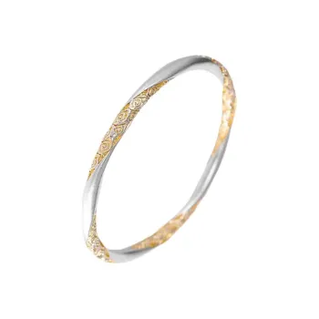 Kim Heng Hee S999 Fine Silver Bangles Women's