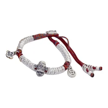 Stone Edge Poly 999 Fine Silver Bracelets Unisex