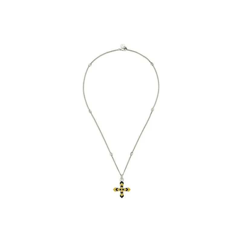 GUCCI 925 Sterling Silver Necklaces Women's-1