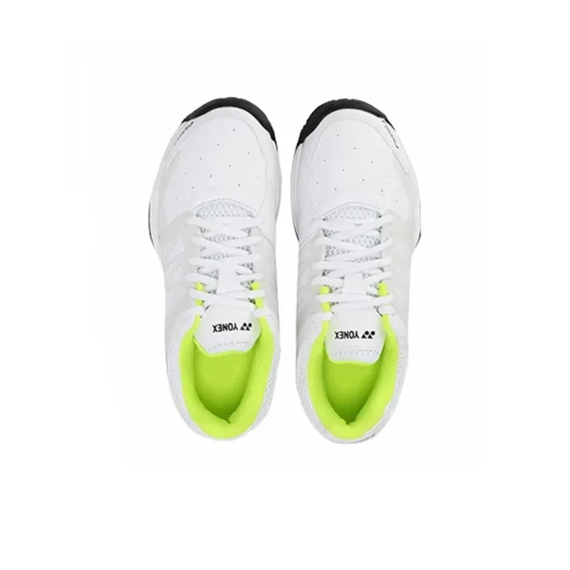 YONEX Cushioning Support Balance Lightweight Rebound Low Top Tennis Shoes Unisex White Citrus-1