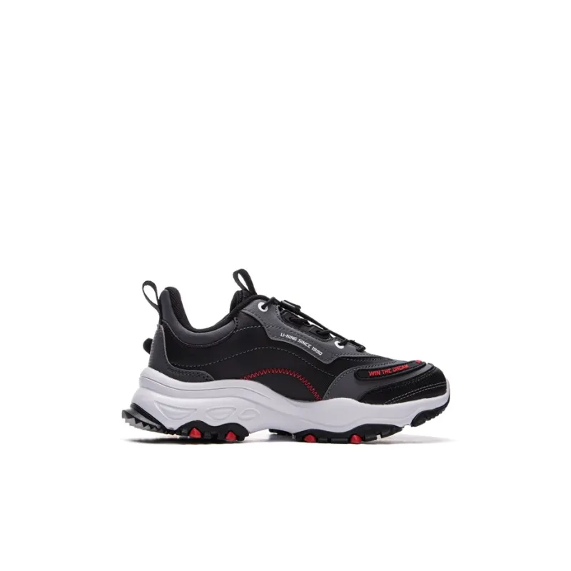 LINING YOUNG Shock Absorbers Low Top Kids Lifestyle Shoes Black Kids'-1