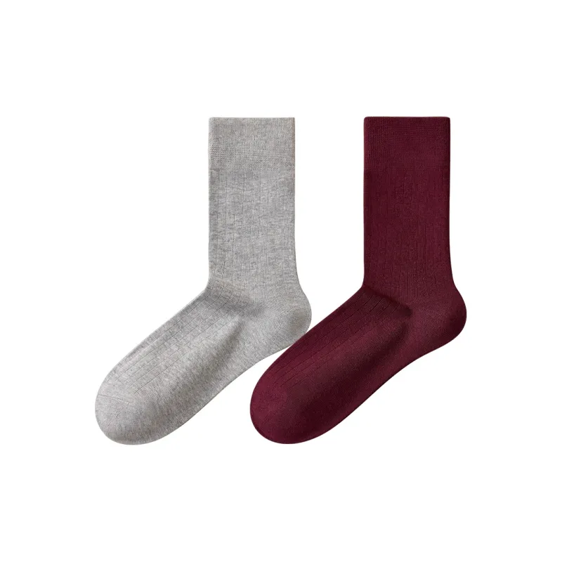 Temooues Mid Calf Socks Women's Combo Set-2