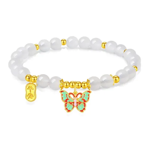Emerald Dynasty Chalcedony Bracelets Women's