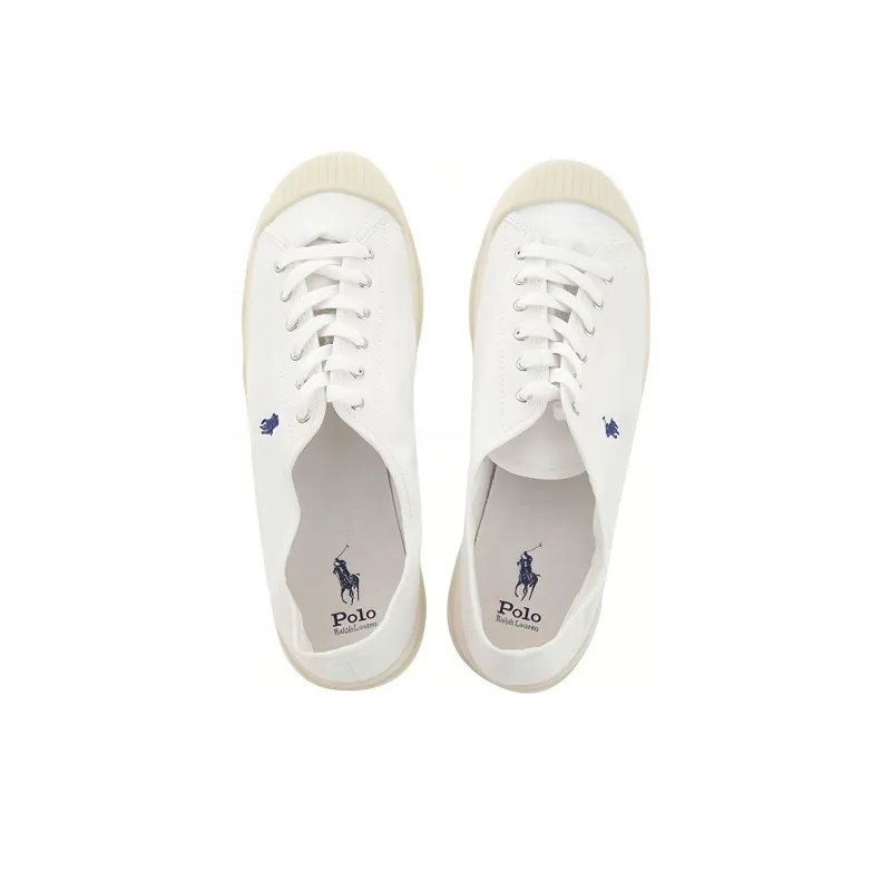 Polo Ralph Lauren Low-Top Stylish Skateboarding Shoes Men's White-3