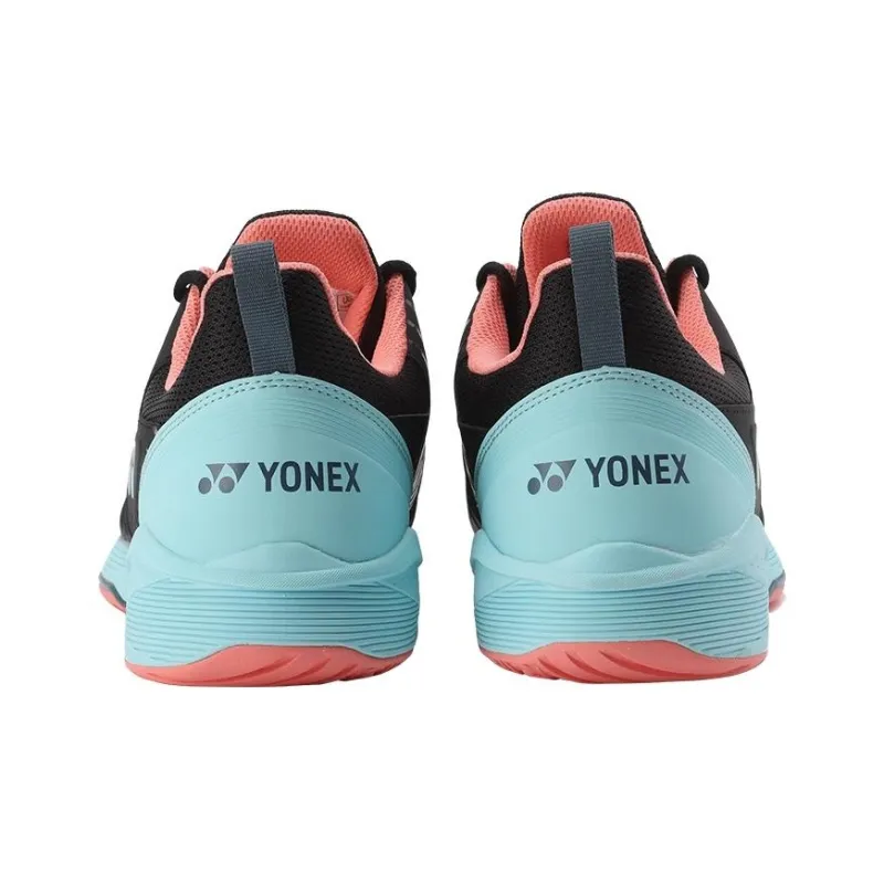 YONEX Breathable Low Top Tennis Shoes Unisex Black Sky Blue-3