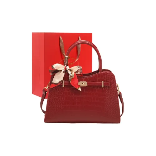 PAYOT Microfiber Synthetic Leather Wedding Bag One Shoulder Crossbody Portable Regular Women's Burgundy