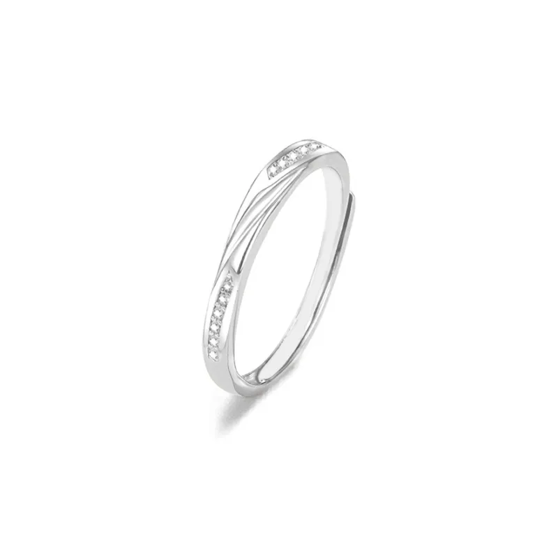FANFRI Sterling Silver Rings Unisex Sweet Love Date Confession Box-5