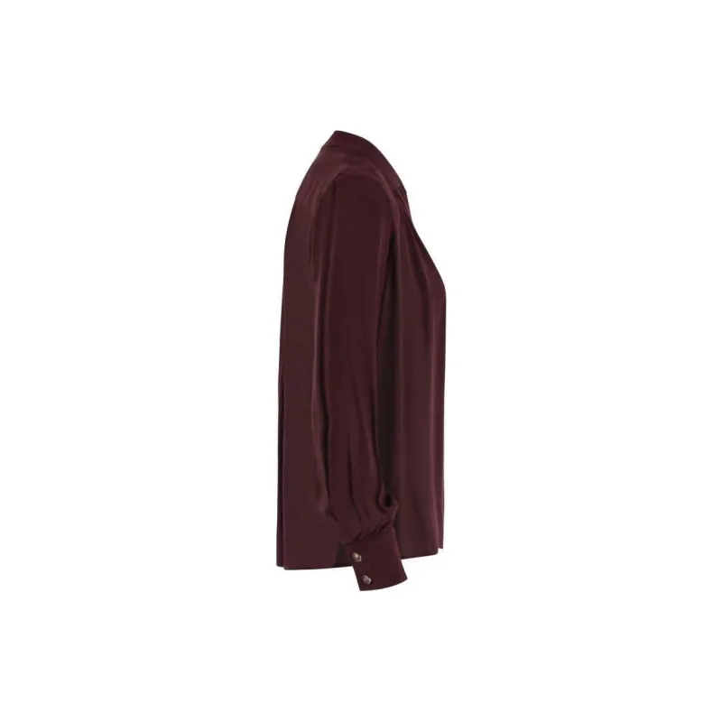 Elisabetta Franchi V Neck Ruched Blouse-2
