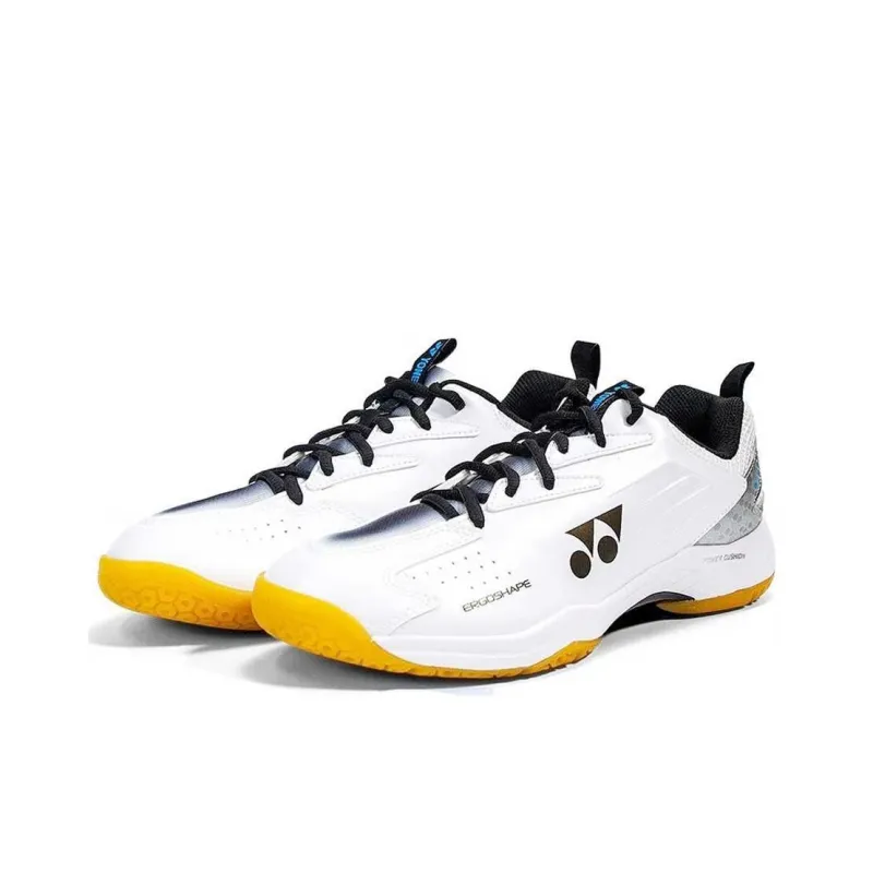 YONEX Power Cushion Breathable Support Balance Lightweight Rebound Low Top Badminton Shoes Unisex Black White-3