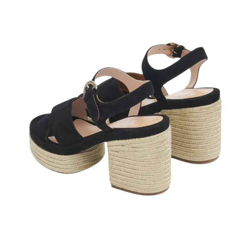 Chloe Odina One Strap Sandals 9.5cm Women's Black-2