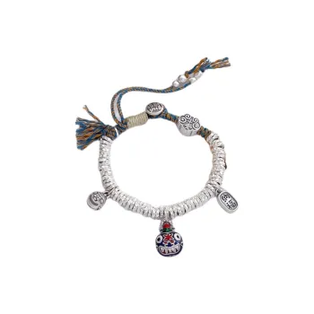 Stone Edge Poly 999 Fine Silver Bracelets Unisex