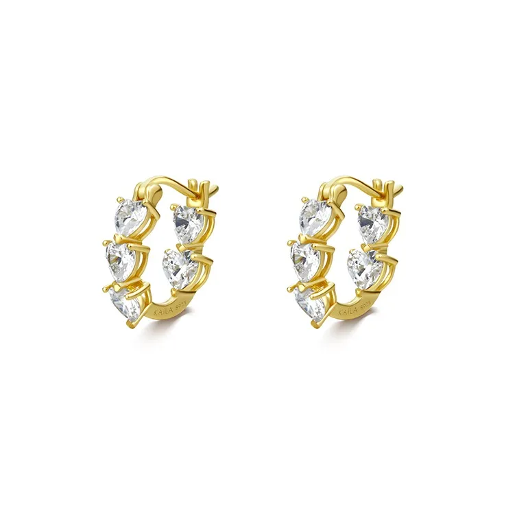 KAiLA S925 Silver Clip On Earrings Women's-4