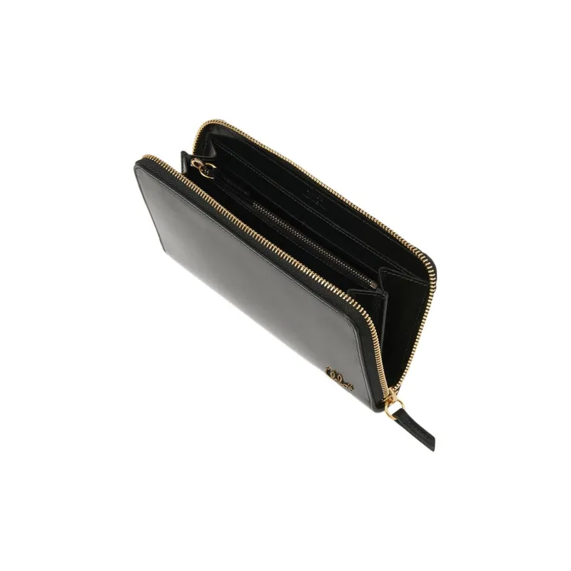 Chloe Bright Calfskin Wallet Women's Black-3