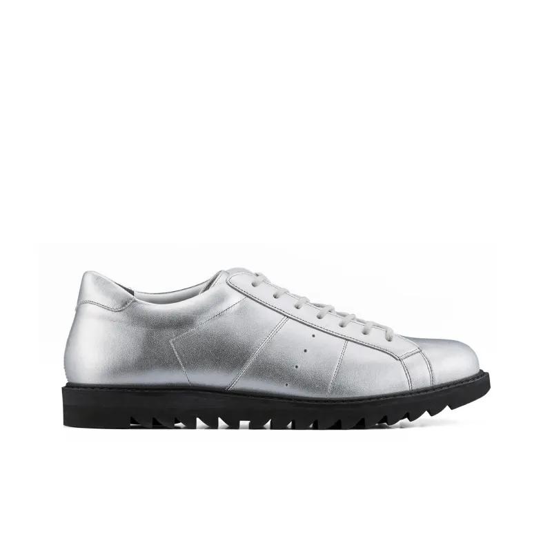 Onitsuka Tiger Court T Anti Slip Wear Resistant Low Top Casual Shoes Unisex Silver Black-1