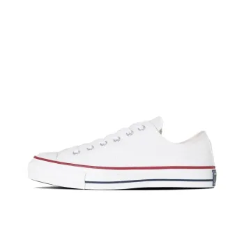 Converse Anti Slip Wear Resistant Low Top Canvas Shoes Unisex White