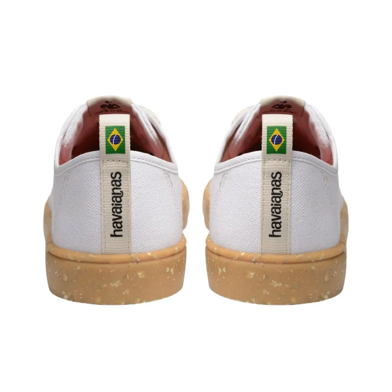 Havaianas TNS Low-Top Canvas Shoes Unisex White-4