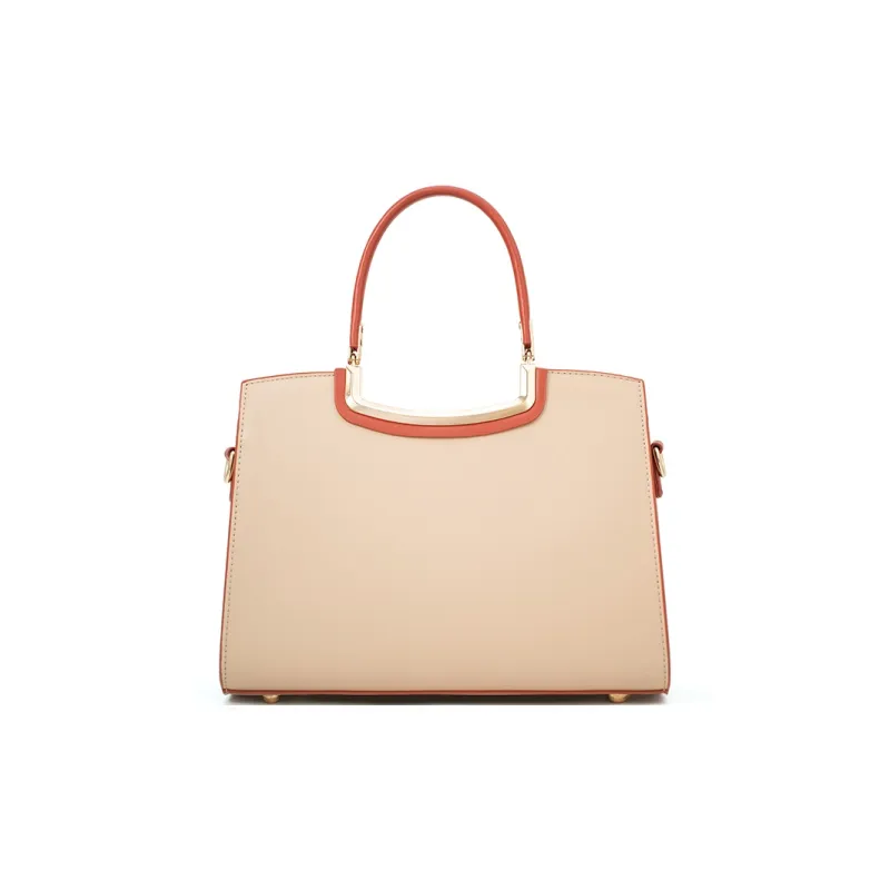 Vigno Synthetic Leather Mommy Bag Crossbody Handbag Regular Women's Apricot/Blue-54