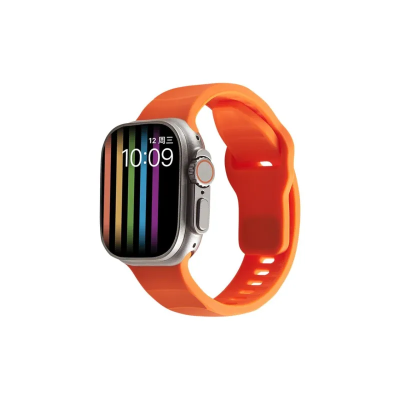 Cuttlefish Grid Watch Band Apple Compatibility Silicone Material-10