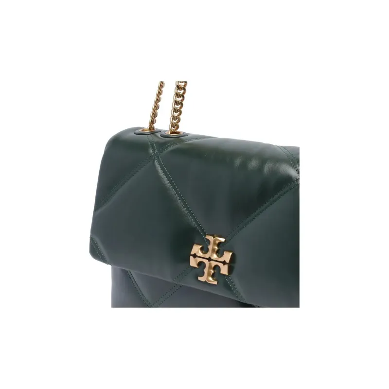 TORY BURCH Kira Calfskin Portable Crossbody Bag, Shoulder Bag Regular Women's Ivy Green-4