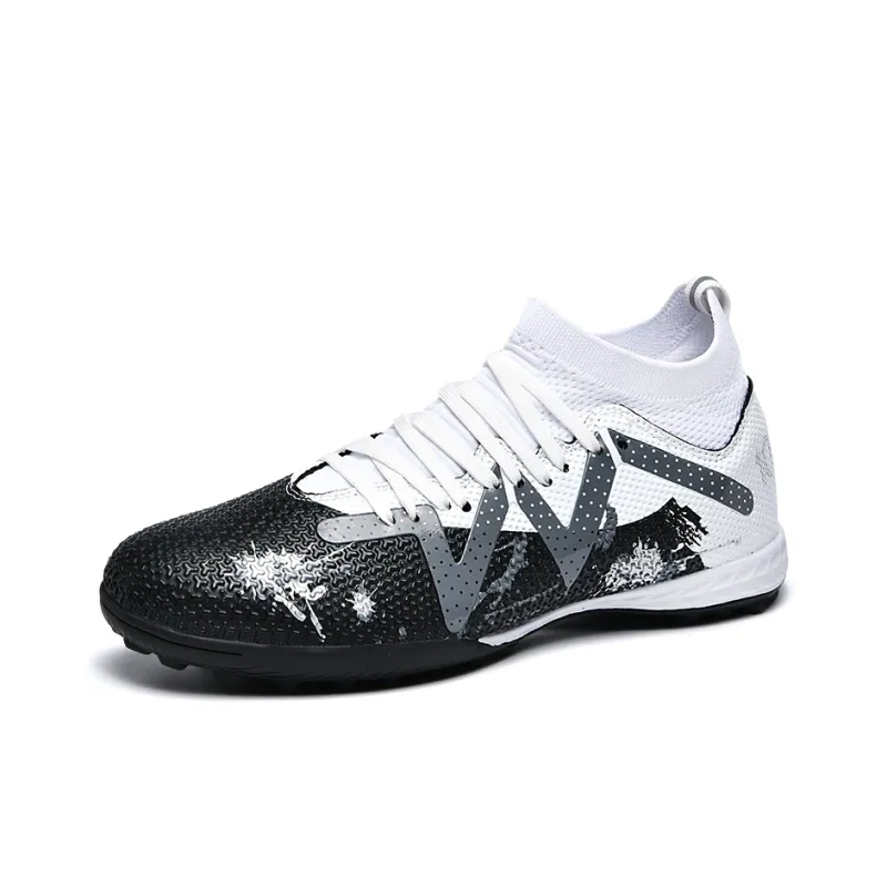 BIANSULONG FG Rubber Long Studs TF Rubber Broken Studs Cushioning Coverage Support Slip Resistant Soccer Shoes Unisex-1