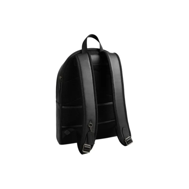 COACH West Cow Leather Backpack Unisex Black-1