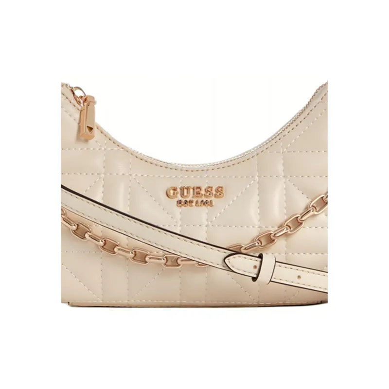GUESS Artificial Leather Handbag, Shoulder Bag, Crossbody Bag Mini Women's Gray White-4