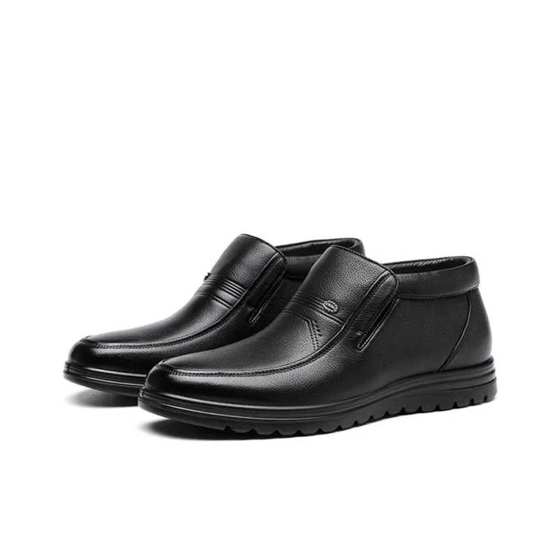 AOKANG Business Casual Shoes Men's Black-4