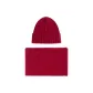 Cashmere Scarf Knitted Hat Box/Dark Red